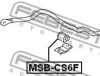 FEBEST MSB-CS6F Stabiliser Mounting